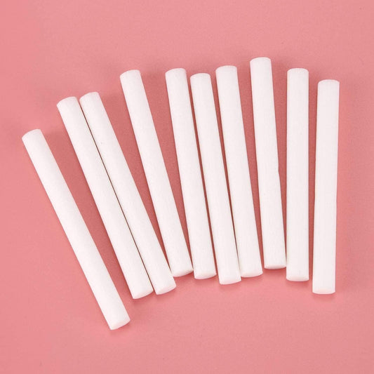 10Pcs/Pack Humidifier Filter 8Mm*8Cm Replacement Cotton Sponge Stick for USB Humidifier Aroma Diffuser Mist Maker Air Humidifier - Vapurely