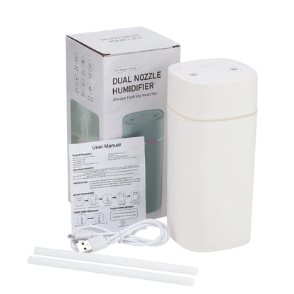 USB Cool Mist Sprayer Portable 600Ml Electric Air Humidifier Aroma Oil Diffuser with Colorful Night Light for Home Car