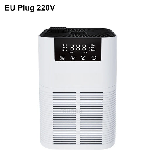 Air Purifier Smoke Odor Negative Ion Generator with Aromatherapy Air Cleaner for Household HEPA Filter Efficient Purifying Air
