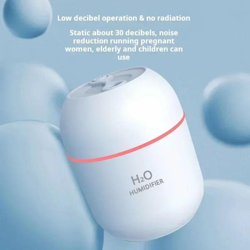 Mini Portable Air Humidifier with Colorful Atmosphere 