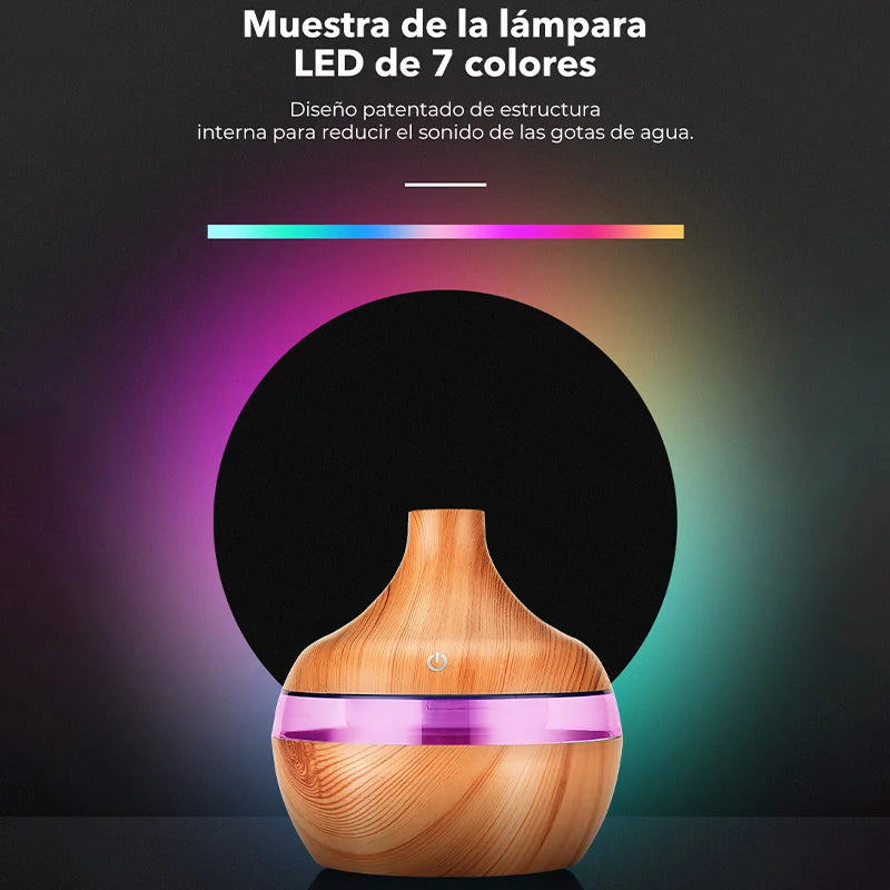300ML Air Humidifier Essential Oil Aroma Diffuser Home Ultrasonic Wood Grain Humidificador USB Mist Maker Umidificador Purifier