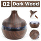 300ML Air Humidifier Essential Oil Aroma Diffuser Home Ultrasonic Wood Grain Humidificador USB Mist Maker Umidificador Purifier